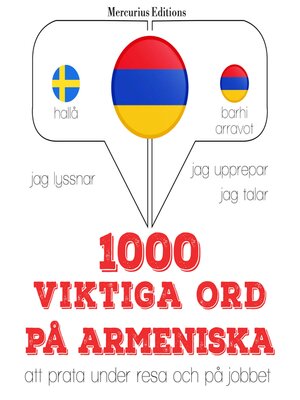 cover image of 1000 viktiga ord på armeniska
